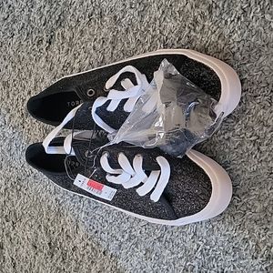 Black Sparkle Tennies, Torrid, Size 9